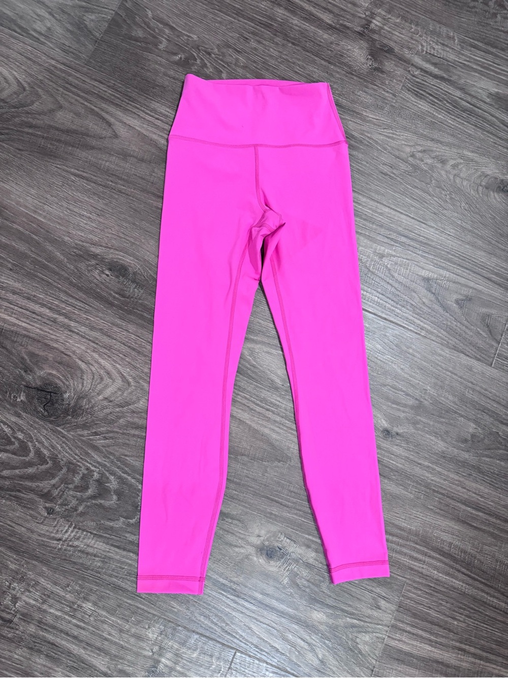 High-Waist Hot Pink Active Leggings